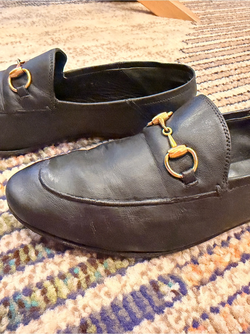 Gucci Women’s Horsebit Loafers Black 36.5 - Picture 10 of 11